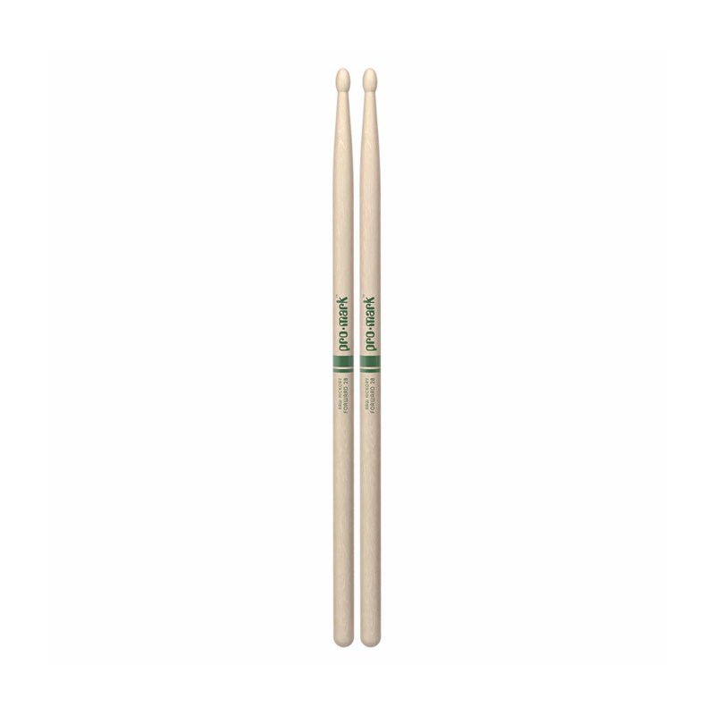 Promark TXR2BW American Hickory Natural Drumsticks - Wood Tip
